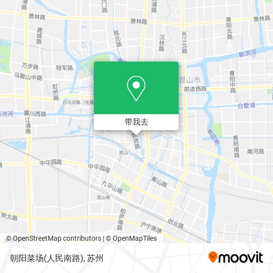 朝阳菜场(人民南路)地图