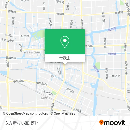 东方新村小区地图