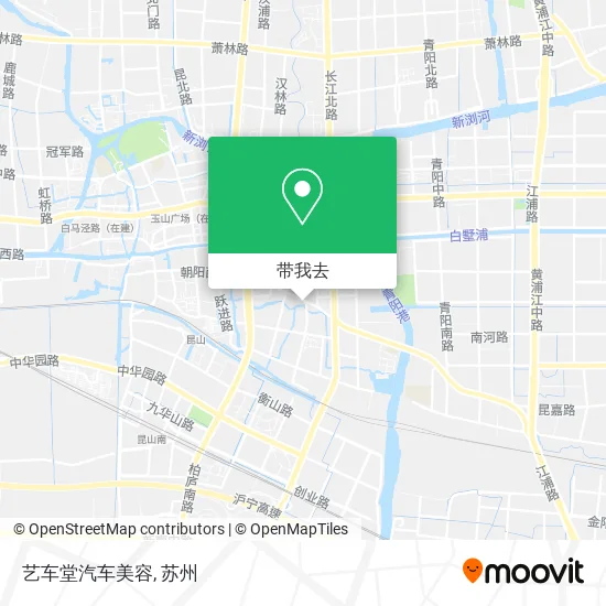 艺车堂汽车美容地图