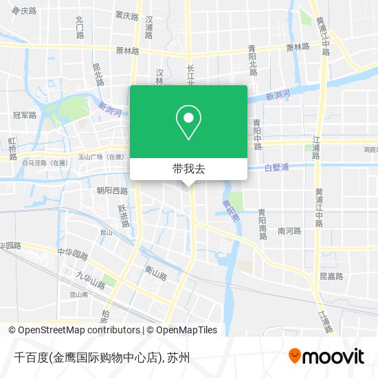 千百度(金鹰国际购物中心店)地图