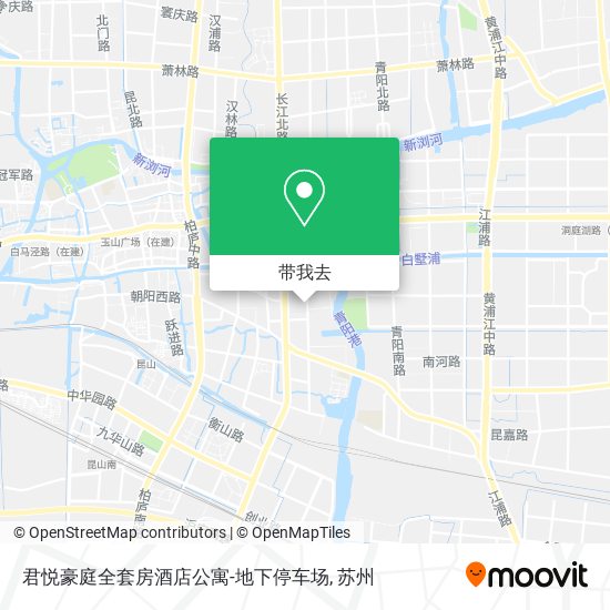 君悦豪庭全套房酒店公寓-地下停车场地图