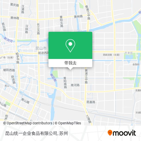 昆山统一企业食品有限公司地图