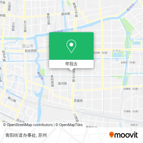 青阳街道办事处地图
