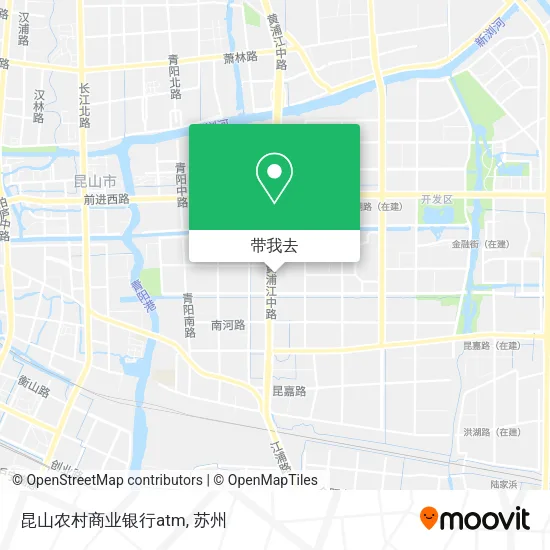 昆山农村商业银行atm地图