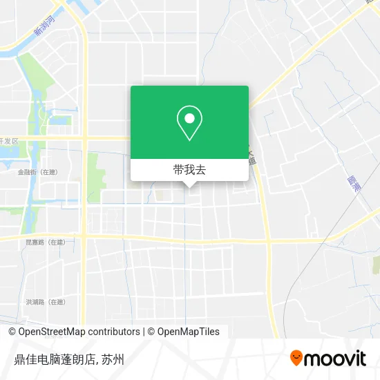 鼎佳电脑蓬朗店地图