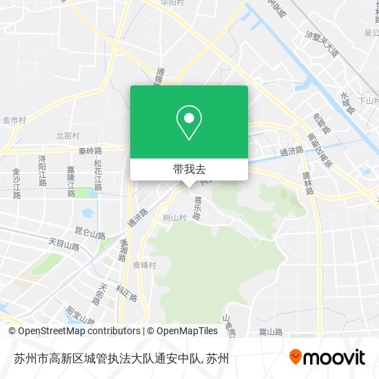 苏州市高新区城管执法大队通安中队地图
