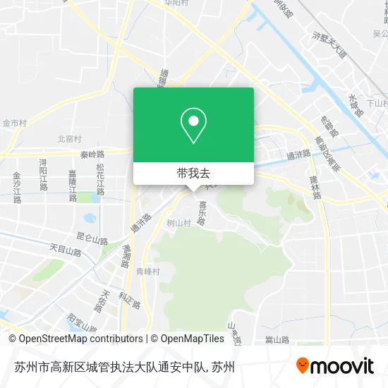 苏州市高新区城管执法大队通安中队地图