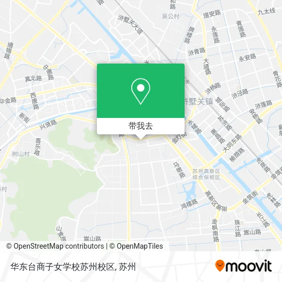 华东台商子女学校苏州校区地图