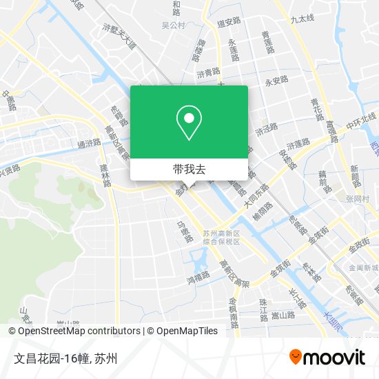 文昌花园-16幢地图