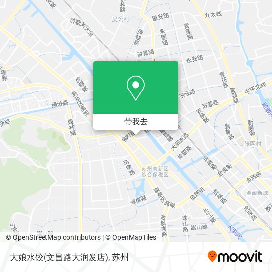 大娘水饺(文昌路大润发店)地图