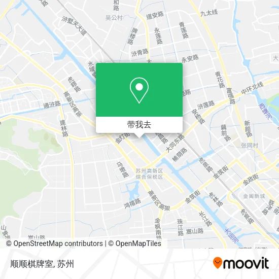 顺顺棋牌室地图