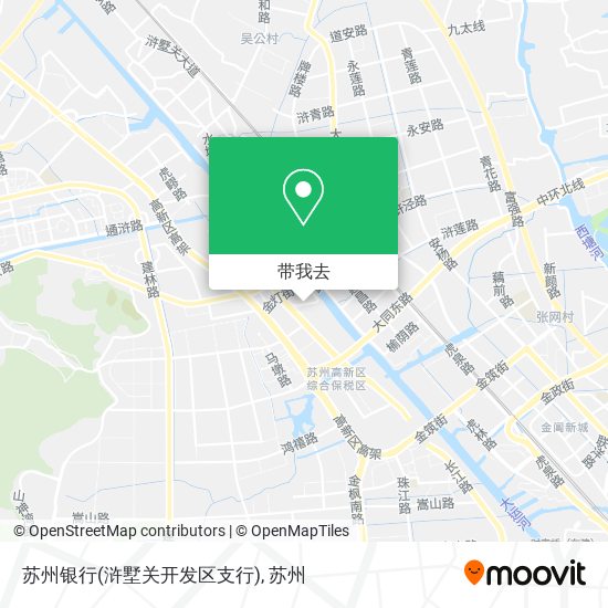 苏州银行(浒墅关开发区支行)地图