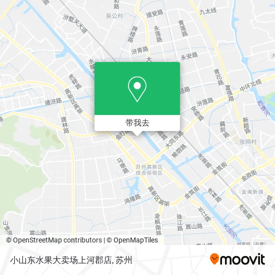 小山东水果大卖场上河郡店地图