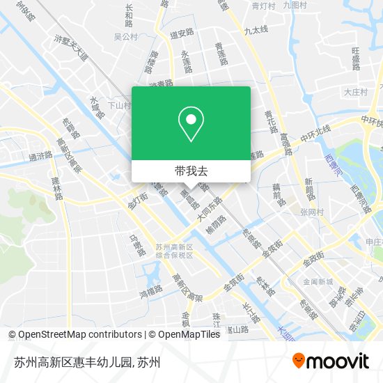 苏州高新区惠丰幼儿园地图