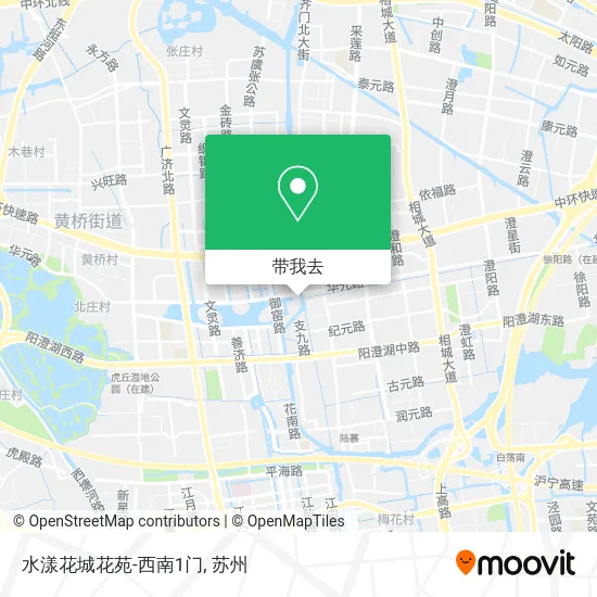 水漾花城花苑-西南1门地图