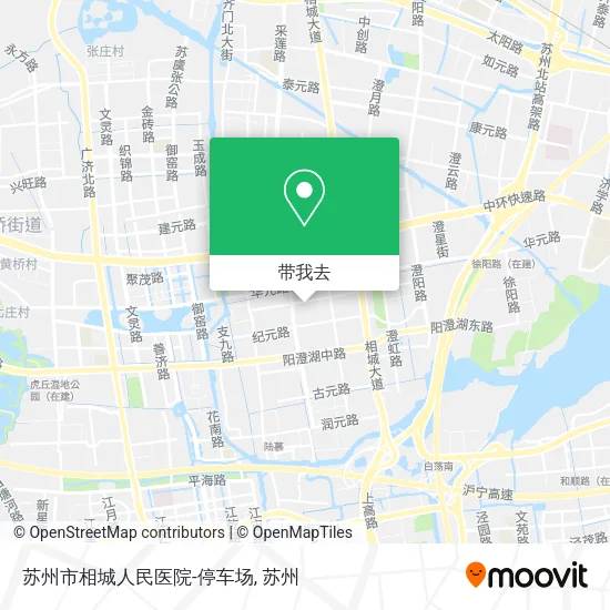 苏州市相城人民医院-停车场地图