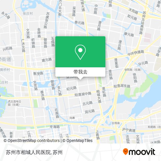 苏州市相城人民医院地图