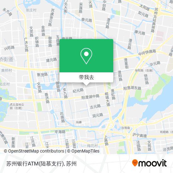 苏州银行ATM(陆慕支行)地图