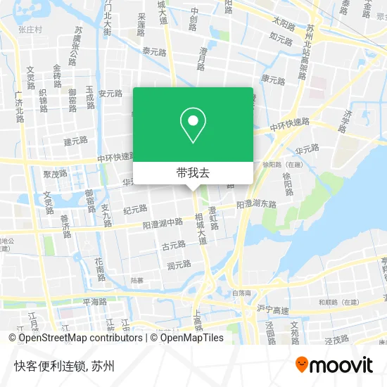 快客便利连锁地图