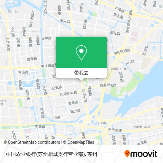 中国农业银行(苏州相城支行营业部)地图