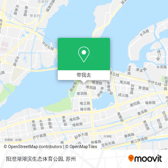 阳澄湖湖滨生态体育公园地图