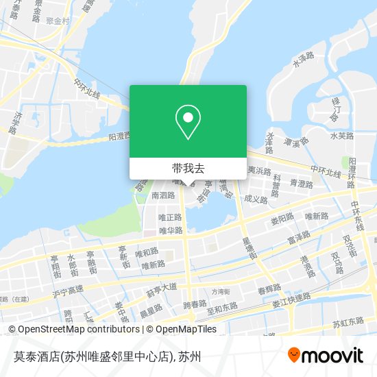 莫泰酒店(苏州唯盛邻里中心店)地图