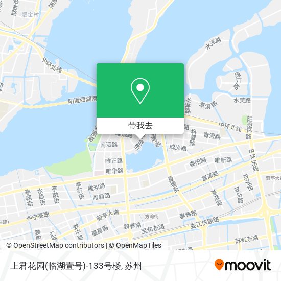 上君花园(临湖壹号)-133号楼地图