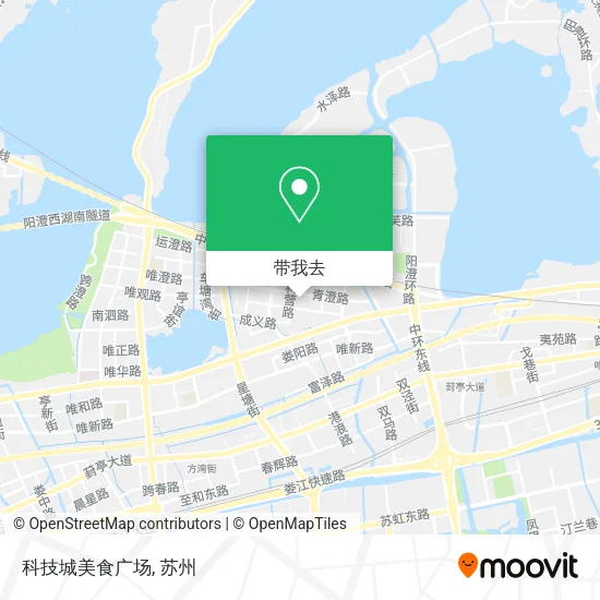 科技城美食广场地图