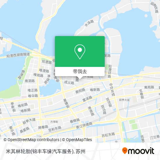 米其林轮胎(锦丰车缘汽车服务)地图