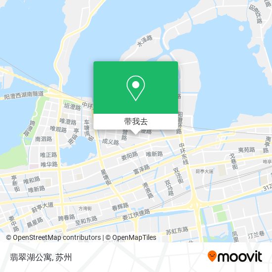 翡翠湖公寓地图