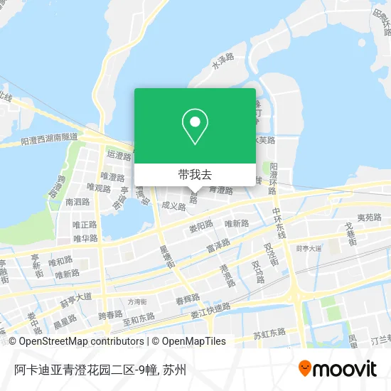阿卡迪亚青澄花园二区-9幢地图