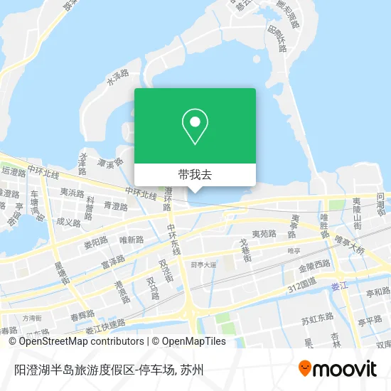 阳澄湖半岛旅游度假区-停车场地图