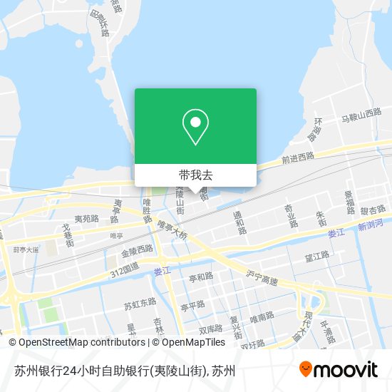 苏州银行24小时自助银行(夷陵山街)地图