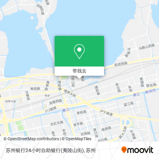 苏州银行24小时自助银行(夷陵山街)地图