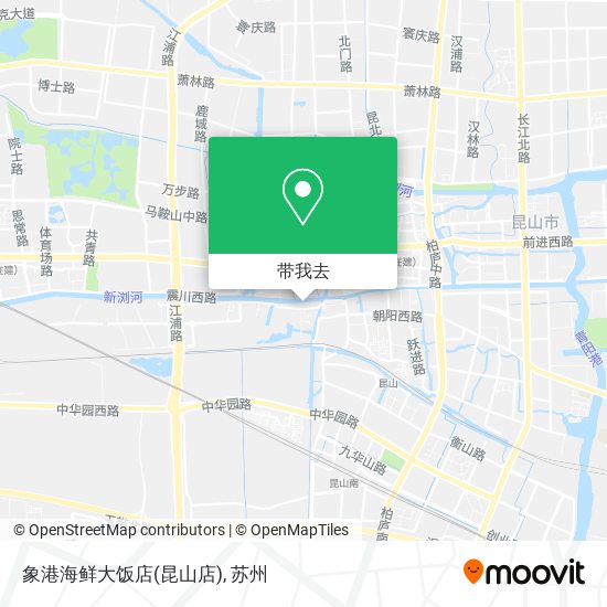 象港海鲜大饭店(昆山店)地图
