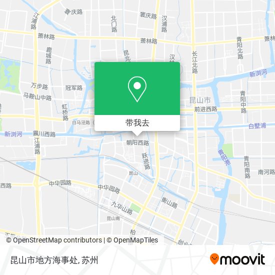 昆山市地方海事处地图