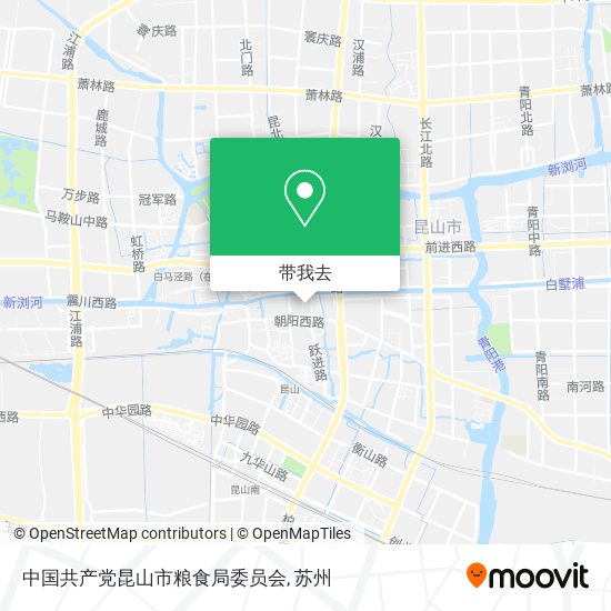中国共产党昆山市粮食局委员会地图