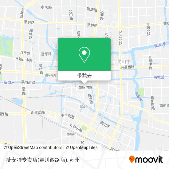 捷安特专卖店(震川西路店)地图