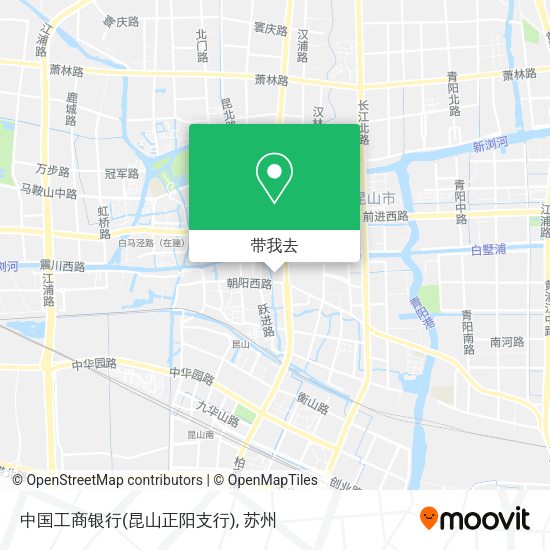 中国工商银行(昆山正阳支行)地图