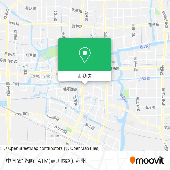 中国农业银行ATM(震川西路)地图