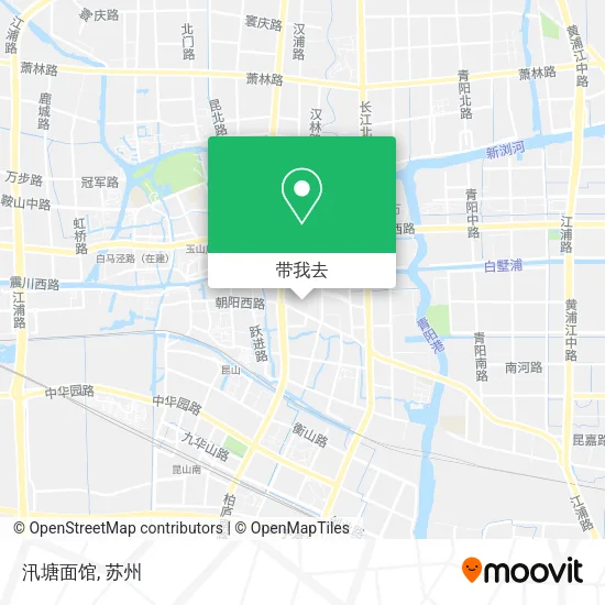 汛塘面馆地图