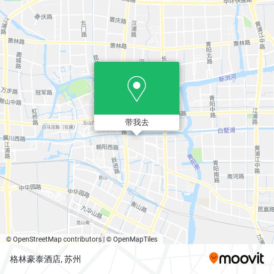 格林豪泰酒店地图