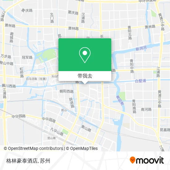 格林豪泰酒店地图