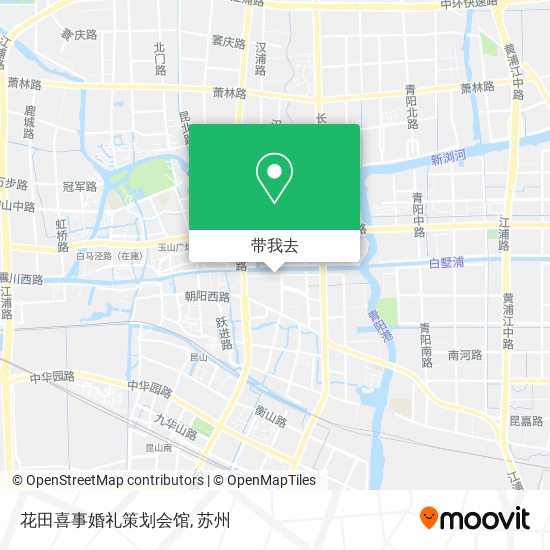 花田喜事婚礼策划会馆地图