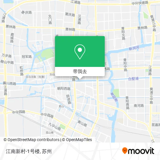 江南新村-1号楼地图