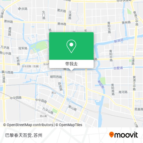 巴黎春天百货地图