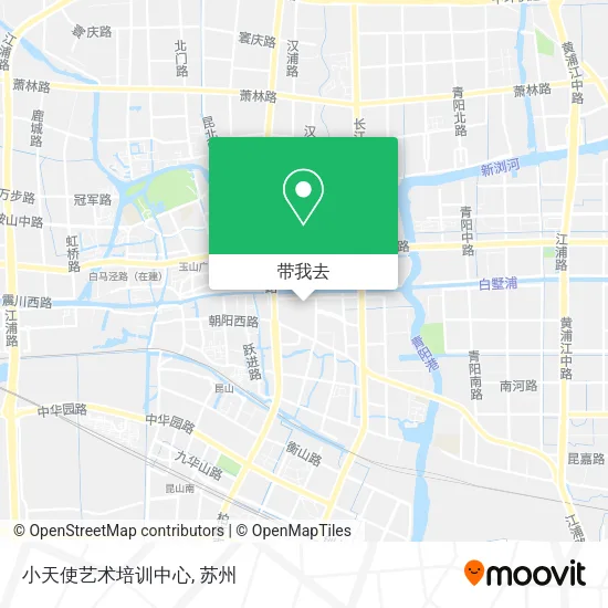 小天使艺术培训中心地图