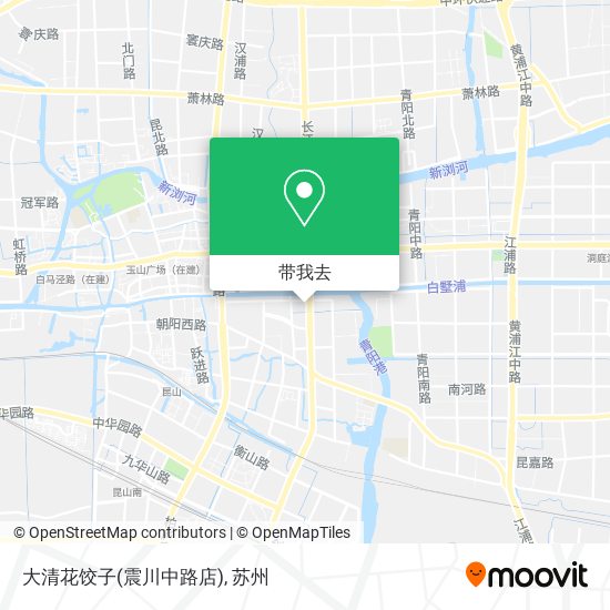 大清花饺子(震川中路店)地图