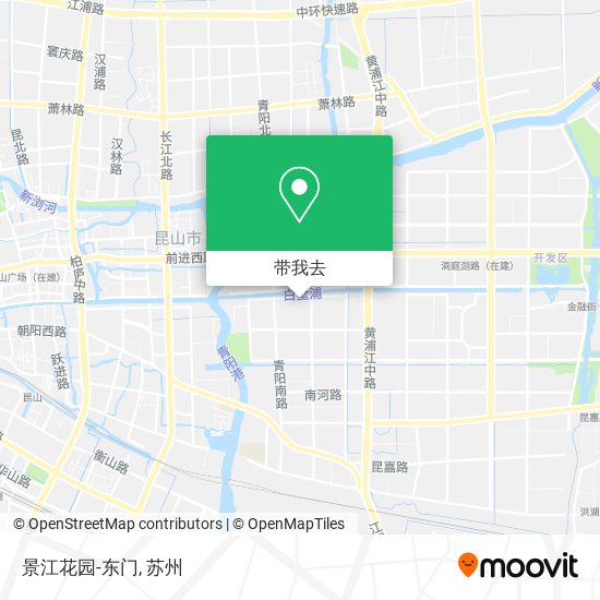 景江花园-东门地图