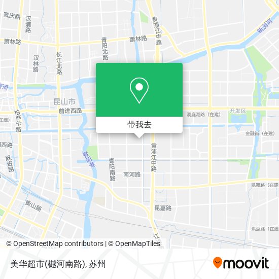 美华超市(樾河南路)地图